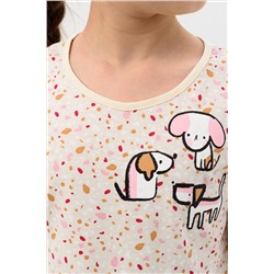 Пижама с бриджами Пёсик короткий рукав НАТАЛИ, 1071244