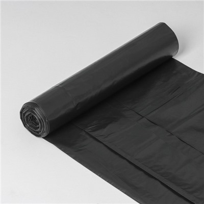 Мешки для мусора Доляна «Профи», 100 л, 63×105 см, 50 мкм, ПВД, 10 шт., чёрные