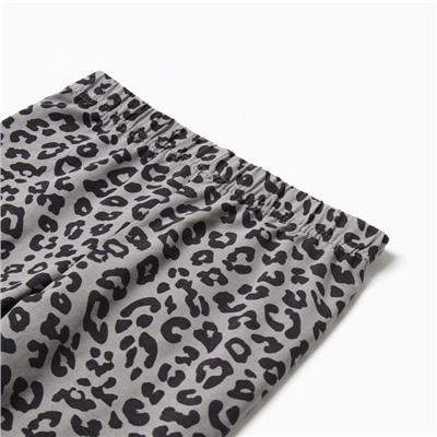 Легинсы (лосины) детские KAFTAN Trendy grey, размер 32 (110-116 см)