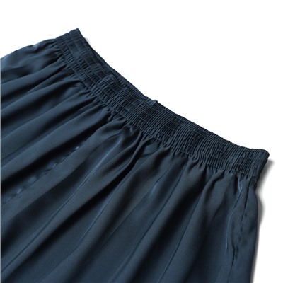 Пижама женская (рубашка, шорты) KAFTAN «Полоска», размер 48-50, тёмно-синяя