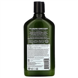 Avalon Organics, кондиционер, для увеличения объема волос, розмарин, 312 г (11 унций)