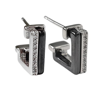 Серьги с керамикой