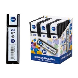 Грифель 0,7 мм 2В (12 шт) 89981 Centrum