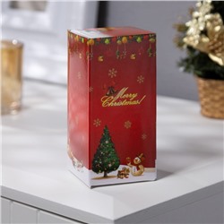 Светодиодная фигура «Ёлка золотистая» 5×12×5 см, пластик, батарейки LR44 (в комплекте), свечение тёплое белое