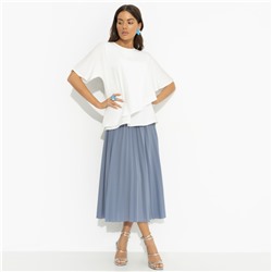 Блуза свободного асимметричного кроя, Лёгкая драма