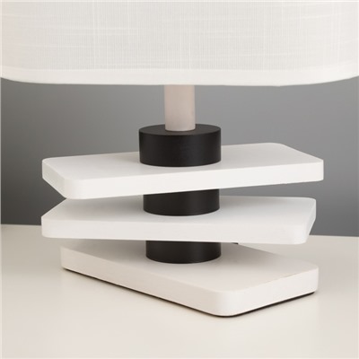 Лампа настольная «Картер» 1×40 Вт Е27 белый 12×25×33.5 см