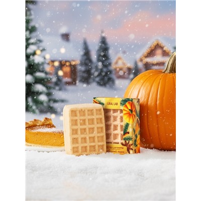 Бомбочка для ванны URAL LAB, 140 г, аромат тыквенного пирога