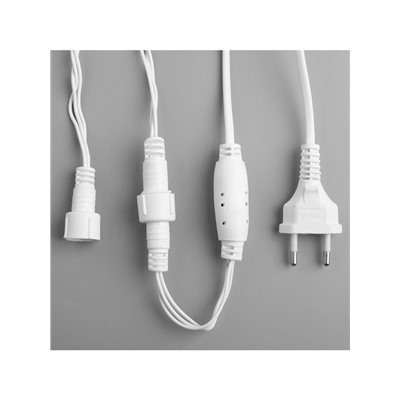 Гирлянда «Нить» 10 м, IP44, УМС, белая нить, 100 LED, свечение мульти, 220 В