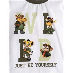 Фуфайка трикотажная для мальчиков (футболка)