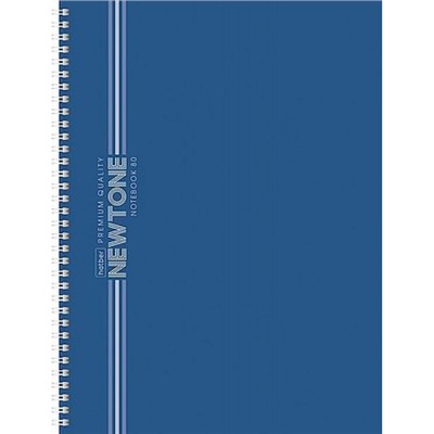 Тетрадь А4  80л клетка на спирали "NEWtone PASTEL Чернильное небо" многоур.перф. Soft-touch (091969) 05061 Хатбер