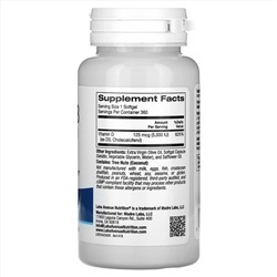 Lake Avenue Nutrition, витамин D3, 125 мкг (5000 МЕ), 360 капсул