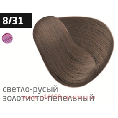 OLLIN PERFORMANCE  8/31 светло-русый золотисто-пепельный 60мл Перманентная крем-краска для волос