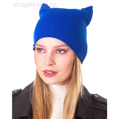 S 710 Шапка с ушками (56-58)