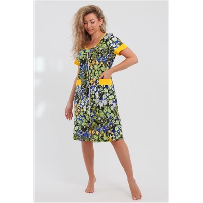 Халат 36964 (Васильковый)