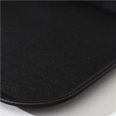 УЦЕНКА Поднос прорезиненный, 35×25 см, чёрная