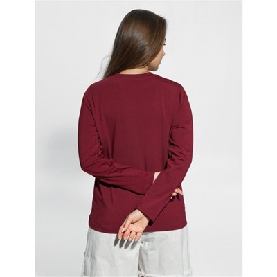 Лонгслив Алекса (Бордо)