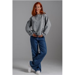 67172 толстовка женская (Винтаж серый)