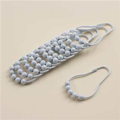 Штора для ванной «Ла Каса», с люверсами, 180×180 см, полиэстер, белая