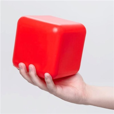 Кубики детские, пластиковые, цветные, 25 штук, 12 × 12 см