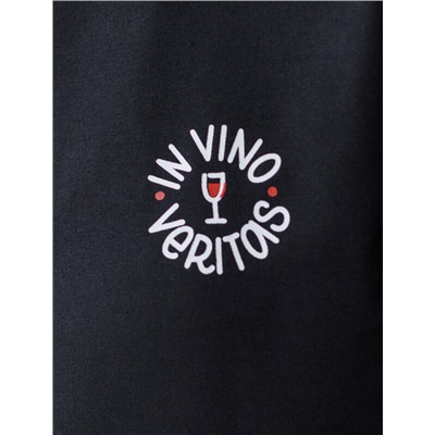 Футболка с принтом свободная эластичная из премиального хлопка