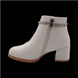 Ботинки на меху 12-4МВ бежевые