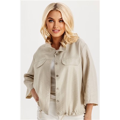 Жакет женский  4423/02/Бежевый блеск