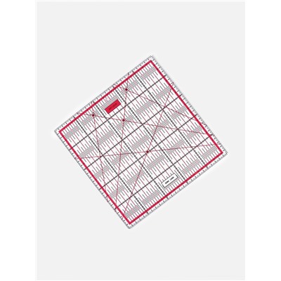 Набор линеек для квилтинга и пэчворка 30×30/25×25/15×15/10×10 см, s=3 мм