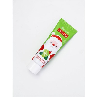 Подарочный набор в новогоднем носке «Дед Мороз», крем для рук, бомбочка для ванны и пилка для ногтей, URAL LAB