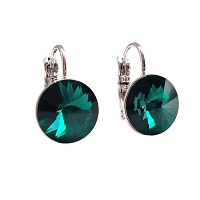 Серьги кристаллами Swarovski