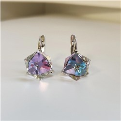 Серьги "Кубик" 8 мм