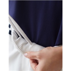 Шорты из эластичного футера-двухнитки