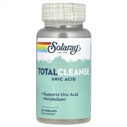 Solaray, Total Cleanse, средство для очищения от мочевой кислоты, 60 растительных капсул
