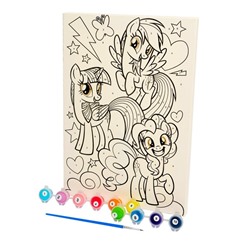 Картина по номерам для детей My Little Pony, 20×30 см