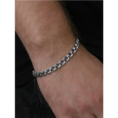 Браслет из чернёного серебра 925 пробы 2-007ча