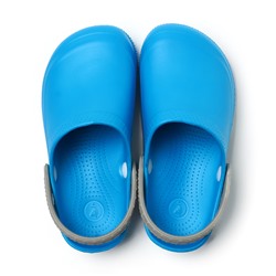 Сабо детские «Тим», василек, серый, размер 31-32