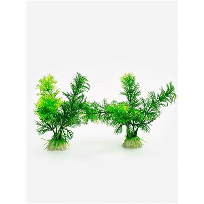 Набор растений искусственных для аквариума, 11.5 см, 2 шт.