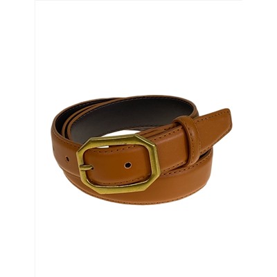 Ремень женский из искусственной кожи , цвет  рыжий