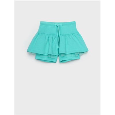 Юбка-шорты трикотажные для девочек