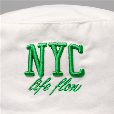 Панама детская для девочки NYC, белая, р-р 54