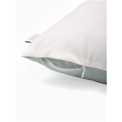 Подушка декоративная новогодняя «Этель. Венок: С Новым годом», 40×40 см, велюр