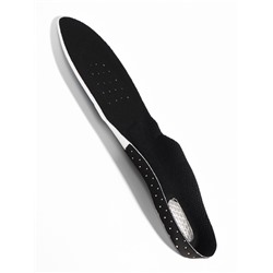 Стельки для обуви, универсальные, спортивные, дышащие, р-р RU до 41 (р-р Пр-ля до 40), 26.5 см, пара, чёрные