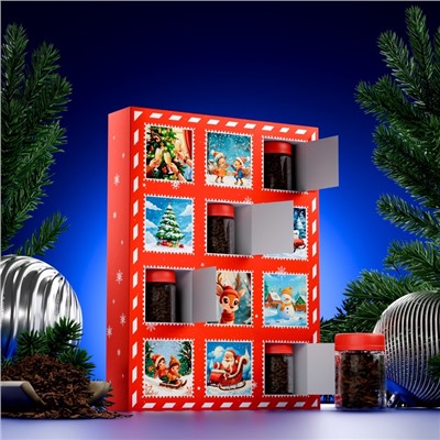 Адвент- календарь с чаем «Почта новогодняя», 215 г