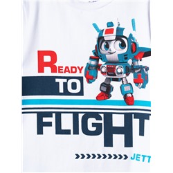 Комплект трикотажный для мальчиков: фуфайка (футболка), брюки