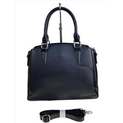 Женская сумка из искусственной кожи, цвет черный