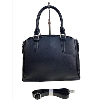 Женская сумка из искусственной кожи, цвет черный