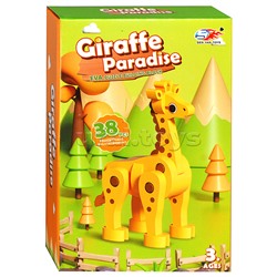 Конструктор "Жирафик" (38 дет.) в коробке