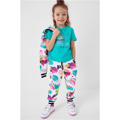 Фуфайка трикотажная для девочек (футболка) PLAYTODAY, 1240300