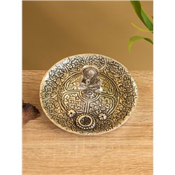 Подставка под благовония «Будда в позе лотоса», 11×11×7 см, алюминий