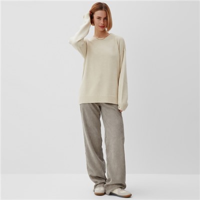 Джемпер женский MINAKU: Knitwear collection, бежевый, размер 50-52