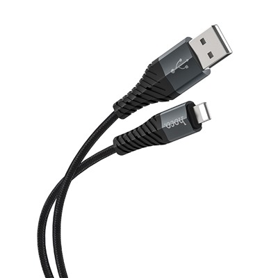 Кабель USB - Apple lightning Hoco X38 Cool Charging 12W 100см 2,4A  (black)